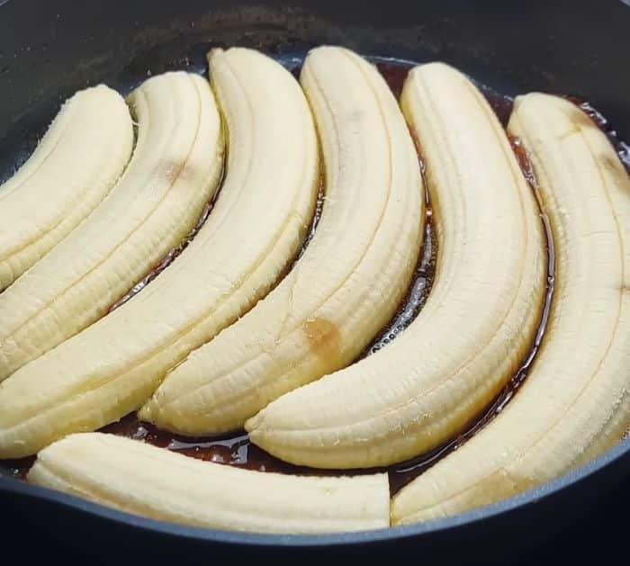 Chocolate Banana Upside Down Cake
