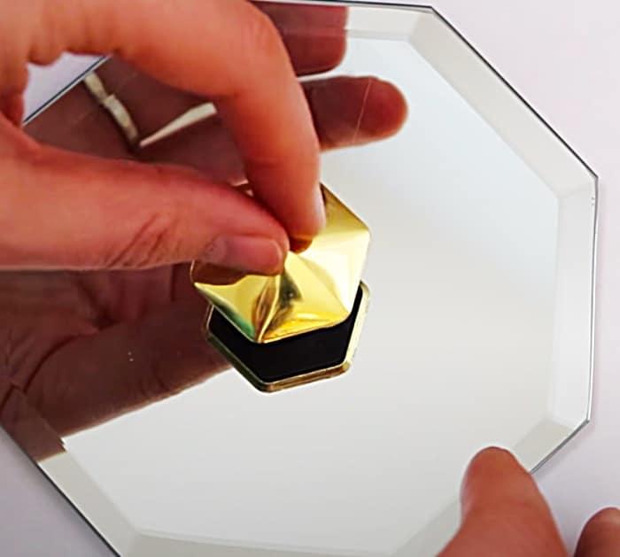 Dollar Tree Necklace Holder Idea - Jewelry Organization Ideas - How To Make Mirrored Holders