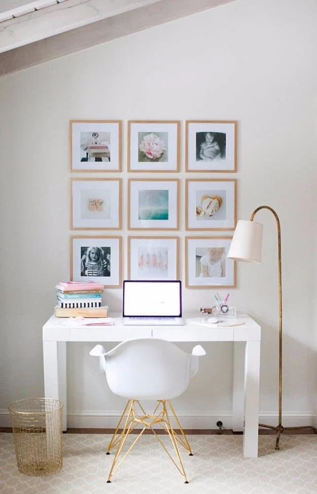 DIY Wall Art Ideas for the Bedroom - DIY Instagram Gallery Wall - Rustic Decorating Projects For Bedroom, Brilliant Wall Art Projects, Creative Wall Art, Do It Yourself Crafts, Eas