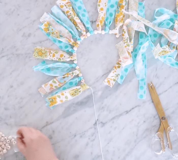 Boho Fabric Scraps DIYs Banner