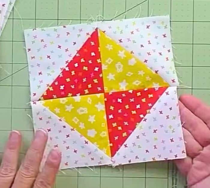 Easy to Sew Moda Love Quilt Block
