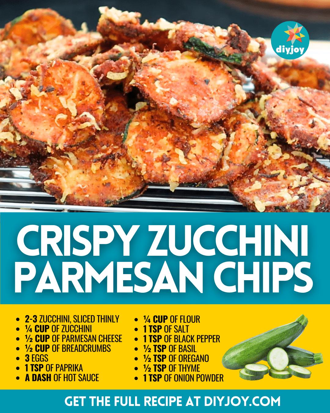 Crispy Zucchini Parmesan Chips Recipe