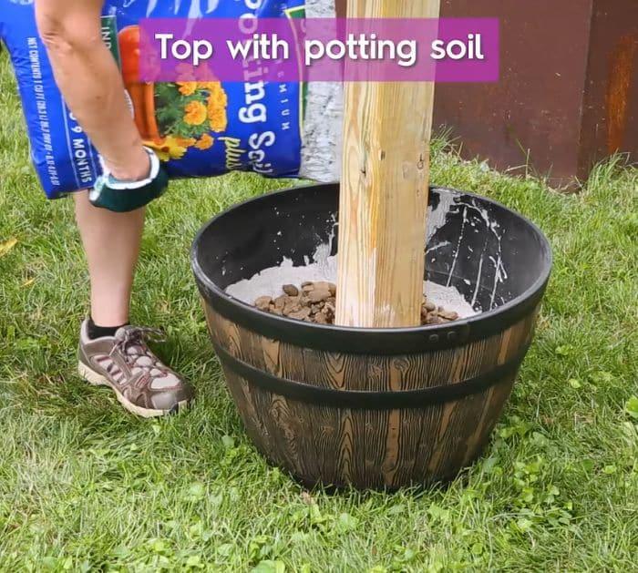 How to Make String Light Planters