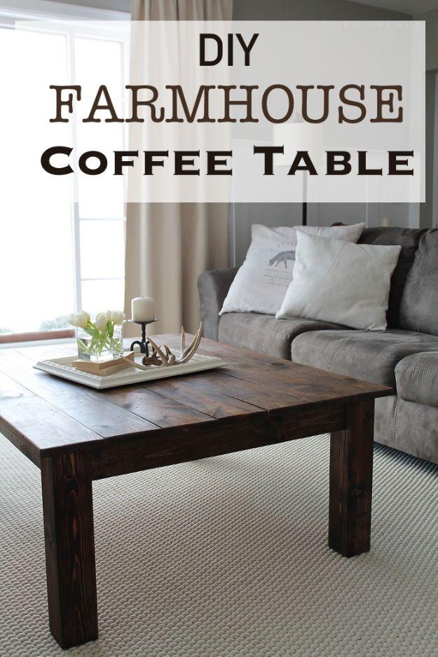 DIY Farmhouse Coffee Table, a simple upgrade almost anyone can try and a creative way to reuse what you already have