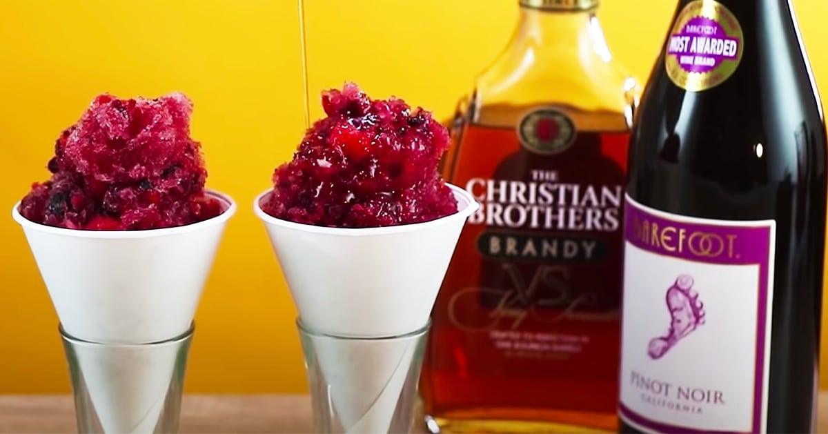 Sangria Snow Cone Recipe