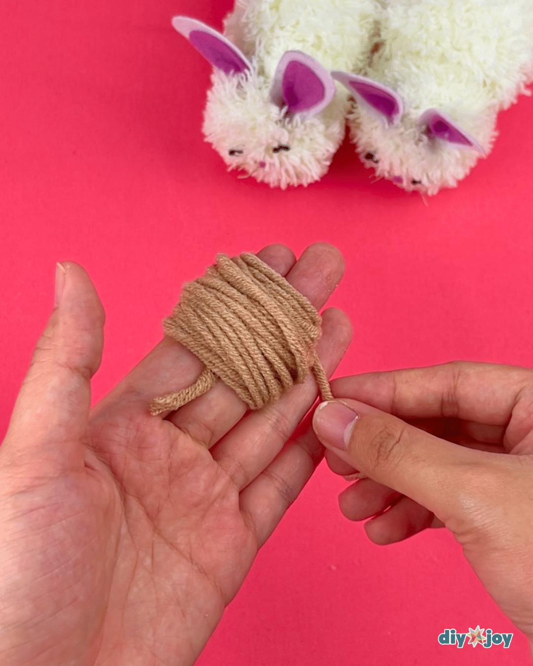 Pom Pom Bunny — easter crafts easy