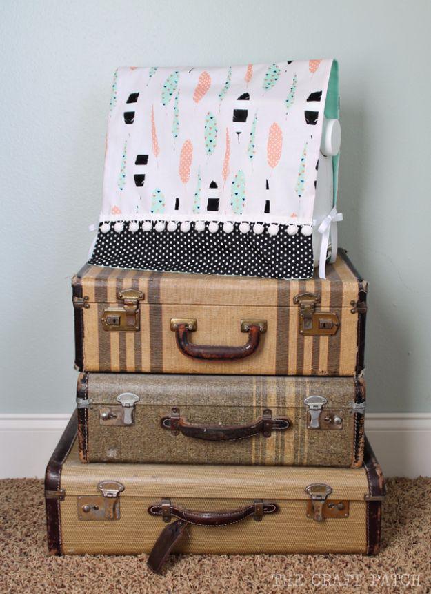 Simple Sewing Machine Cover, a craft room idea, doable even on a tight timeline and a satisfying finish for not much work