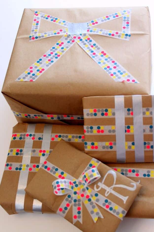 Washi Tape Bow, budget friendly with supplies already on hand and proof a small idea can make a big difference