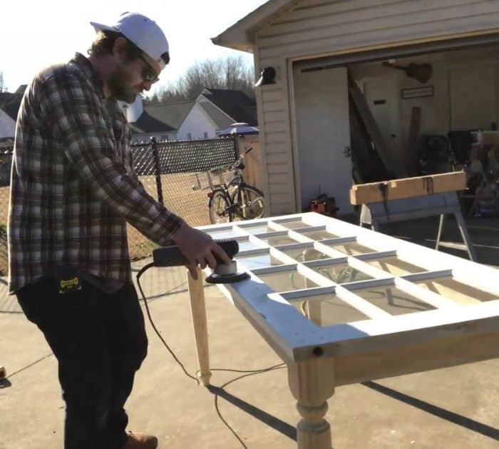 How To Repurpose An Old Door Into A Table