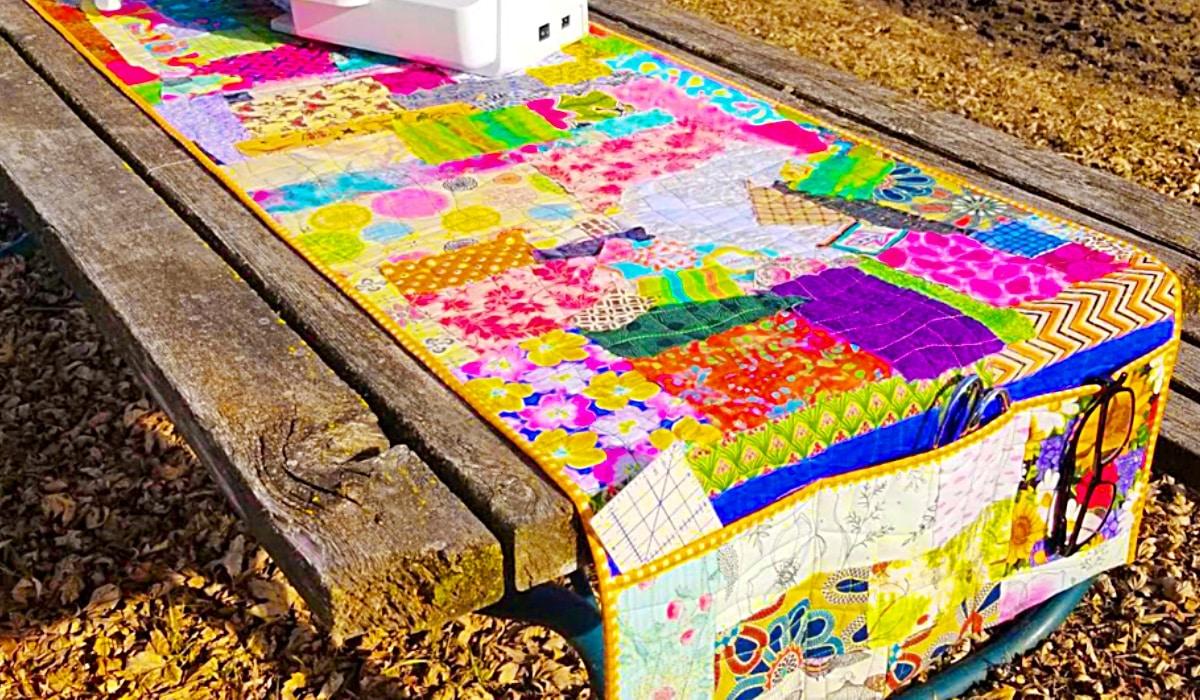 How To Sew A Scrappy Sewing Machine Mat