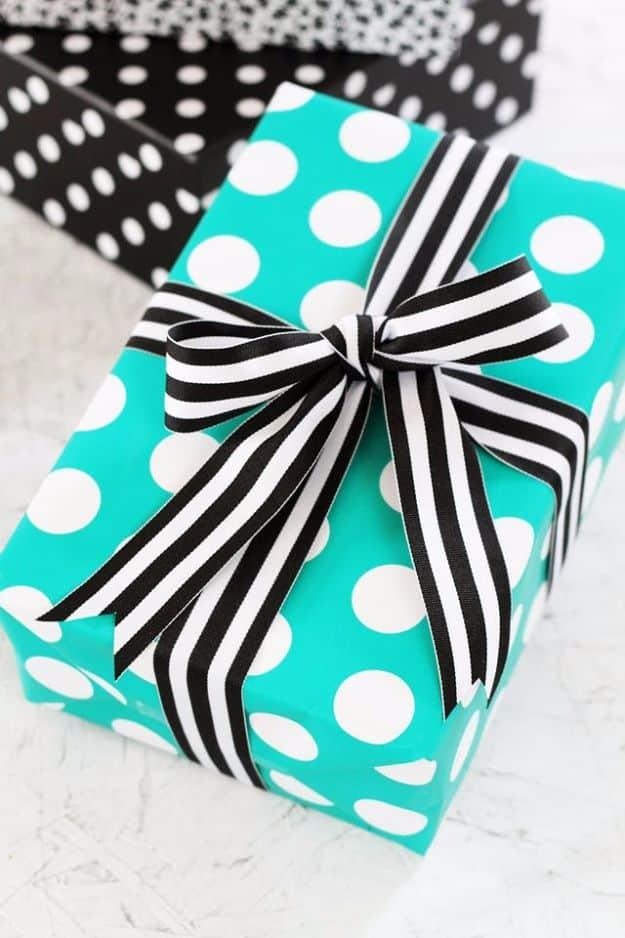 Tie a Perfect Ribbon Bow for a Gift, simple enough for a first attempt and a charming handmade touch