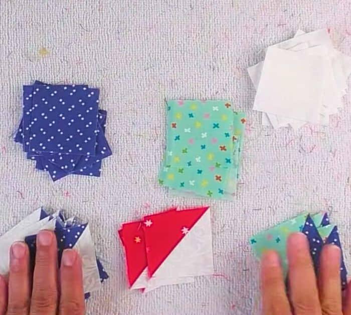 Easy Lattice Square Quilt Block Tutorial
