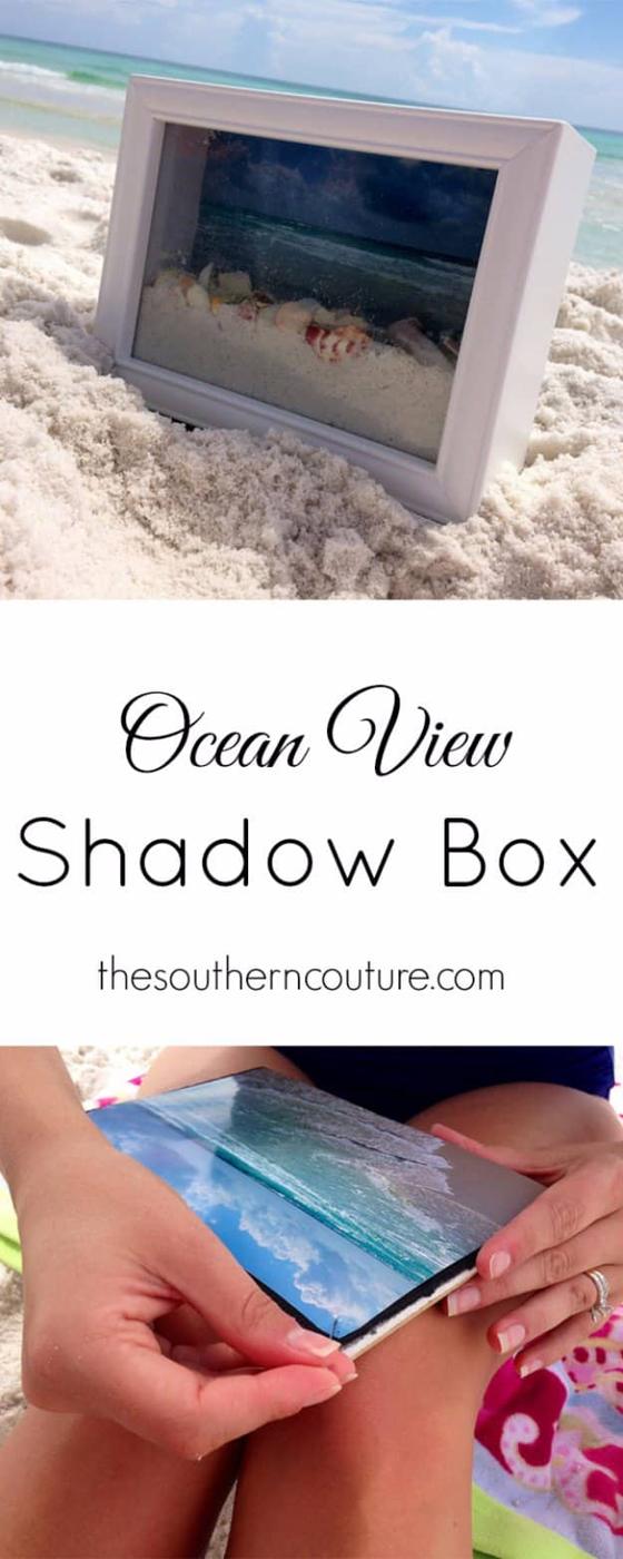 Ocean View Shadow Box, a summer decor idea worth trying this season and a thoughtful touch that elevates the whole look