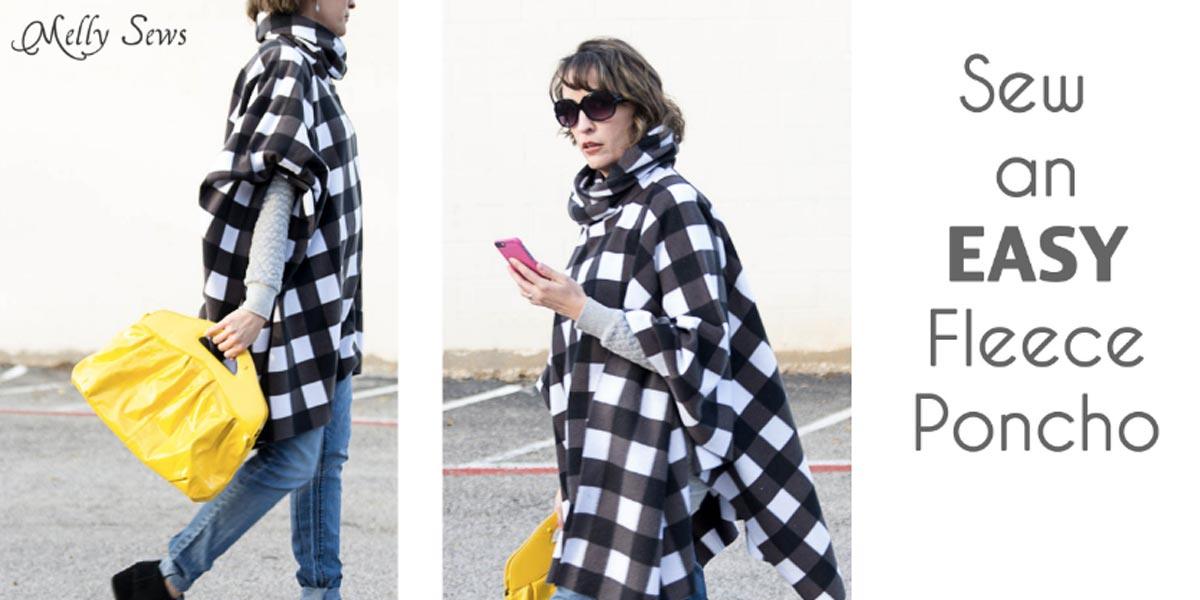 She Made This Stunning Poncho For When The Weather Is In That In Between Stage…
