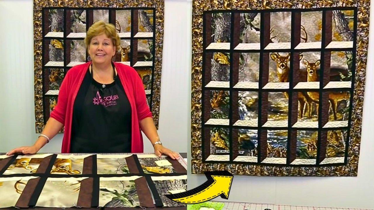 Jenny Doan’s Easy Attic Windows Quilt Tutorial