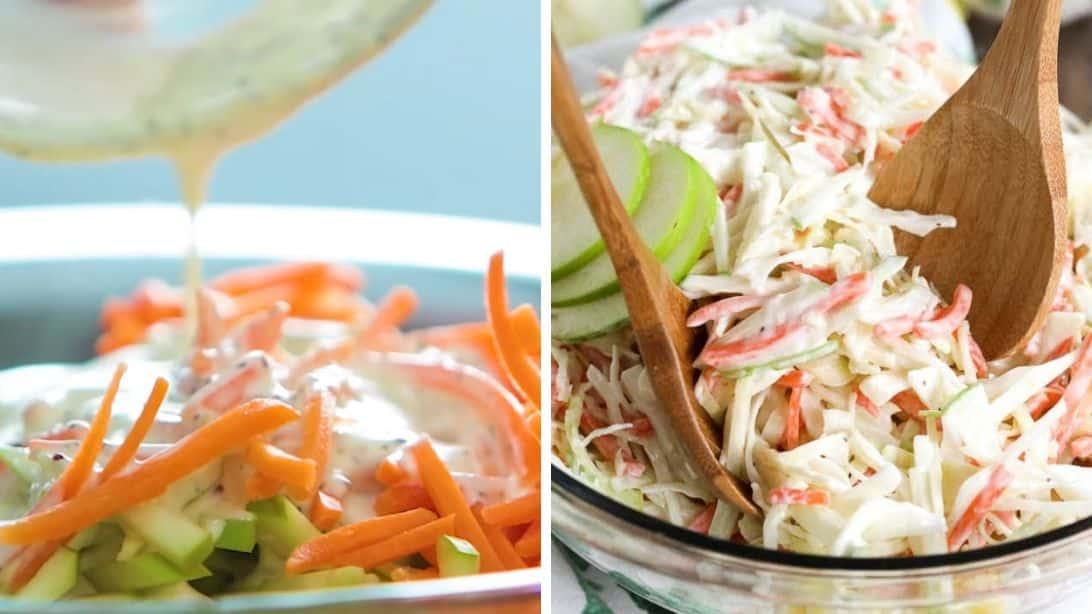 Best Creamy Apple Slaw Recipe