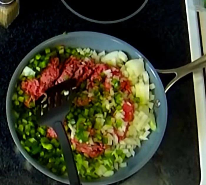Make a one hundred year old casserole in a cast iron skillet