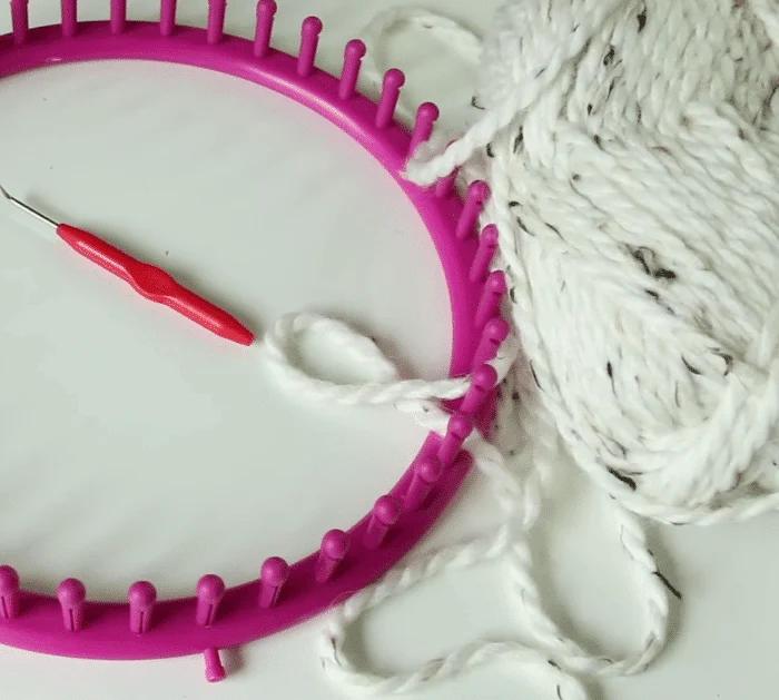Materials for Loom Knit a Simple Hat