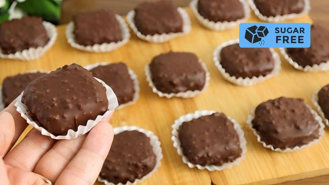 Quick and Easy No-Bake Chocolate Dessert (No-Sugar)