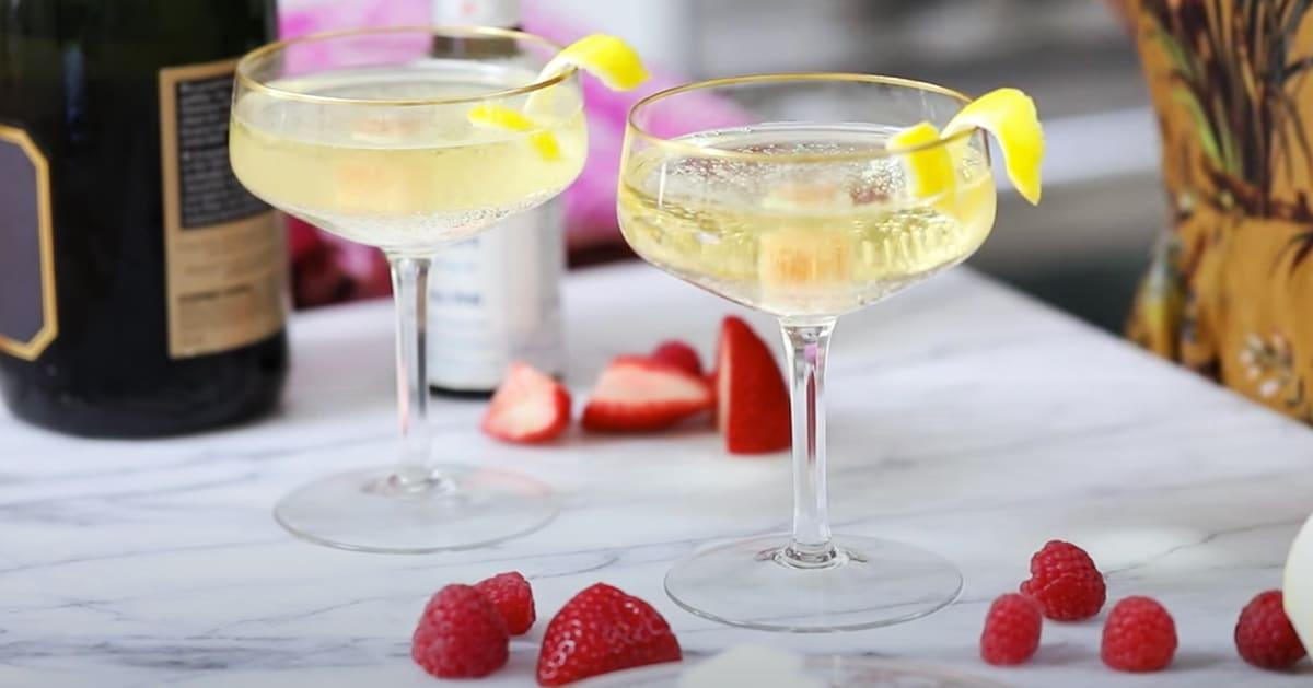 NYE Champagne Cocktail Recipe
