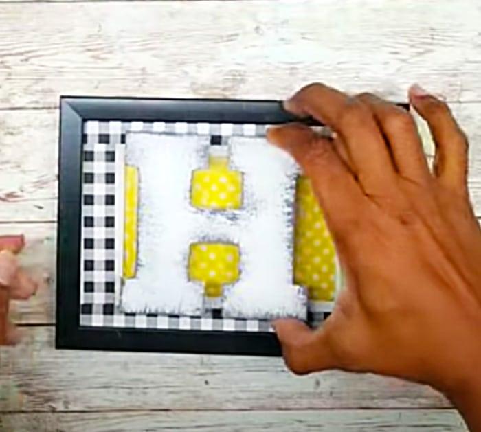 Use Small Picture Frames From Dollar Tree To make a Thoughtful Message Sign - Dollar Tree DIY - Kitchen Decor