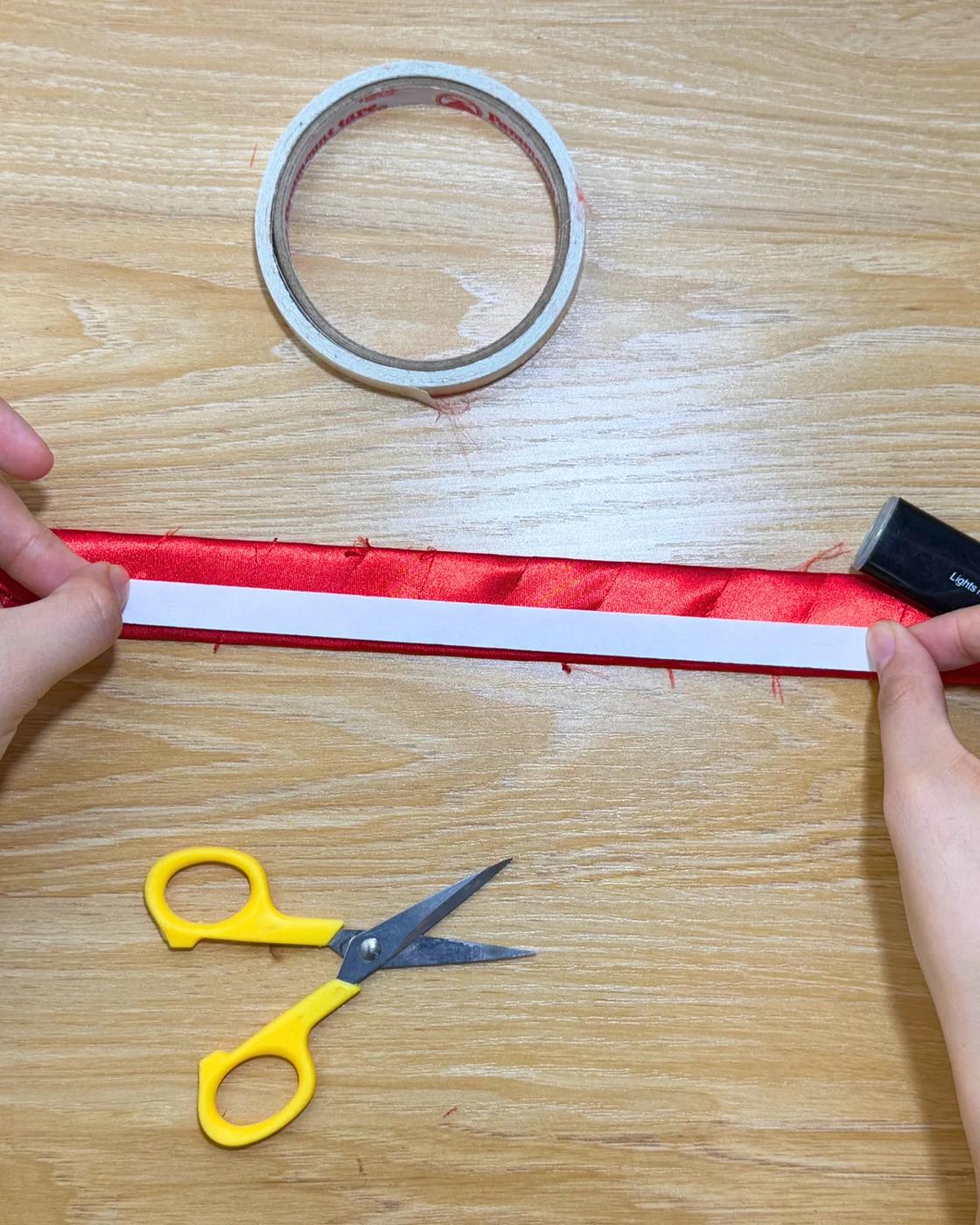 2 Minute Ribbon Rose — step 3