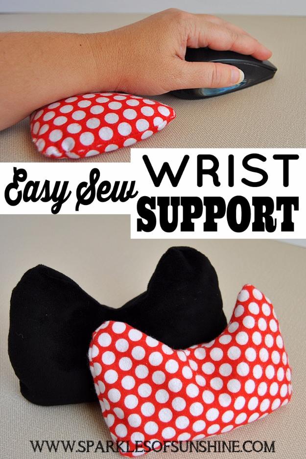 Easy Sew Wrist Support, simple to scale to fit almost any space and a small upgrade with a real visual payoff