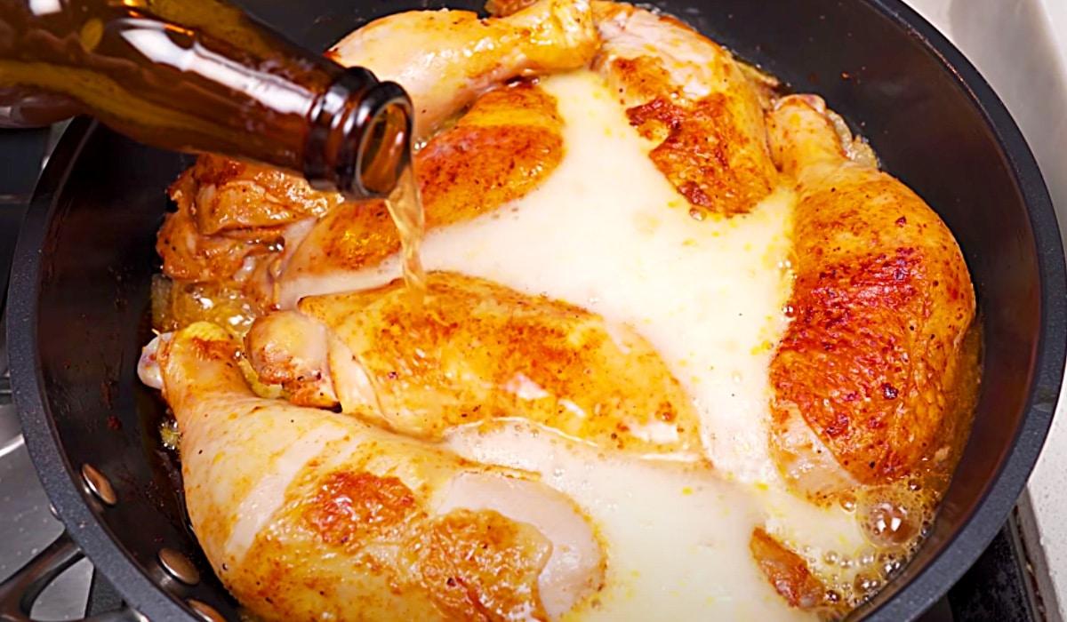 One-Pan Beer Chicken Recipe