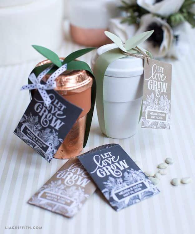 Seed Packet Wedding Favors, an easy favor project worth the extra effort and an easy handmade gift for wedding guests
