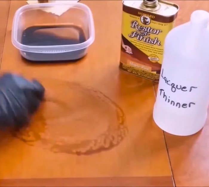 How to Remove White Water Rings and Heat Stains from Wood Furniture Finish
