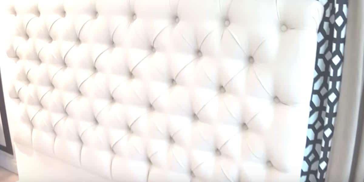 Watch How He Makes This Gorgeous Tufted Headboard That’s The Big Rage Now!