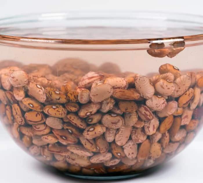 Soak the beans