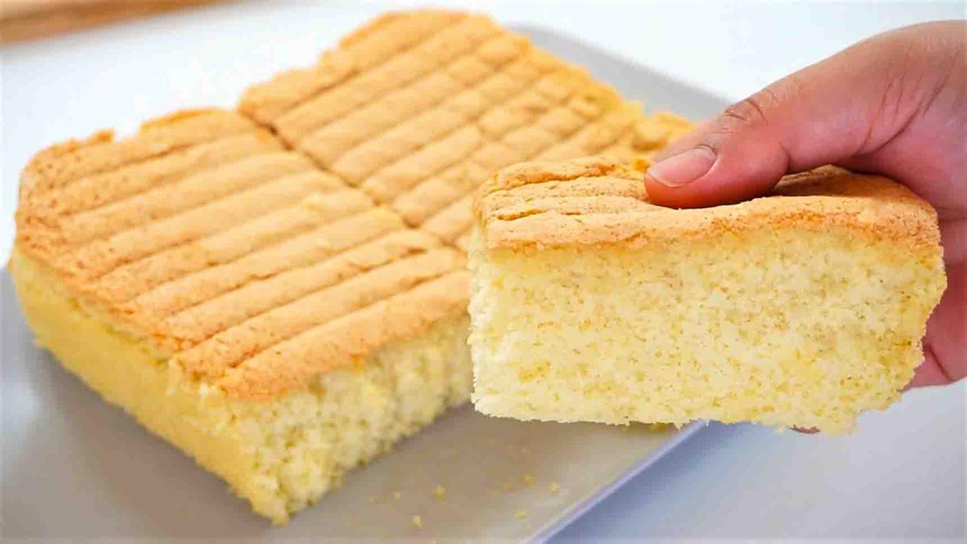 3-Ingredient Sponge Cake Recipe