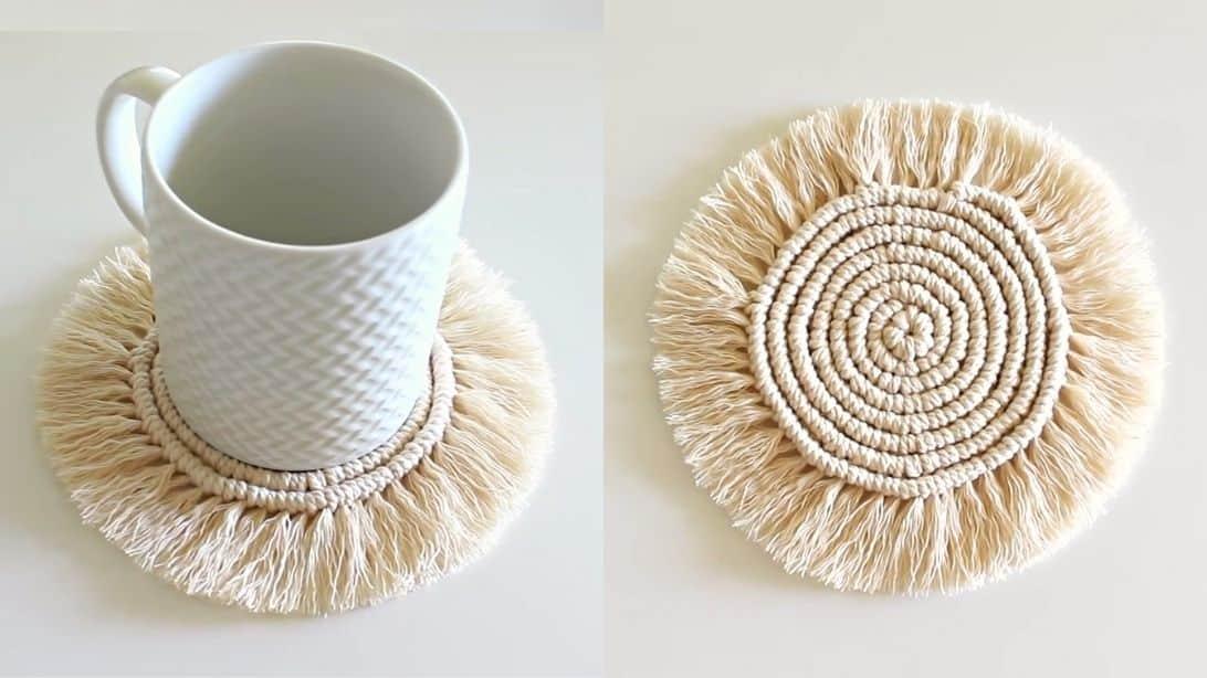 How To Make A DIY Macramé Coaster