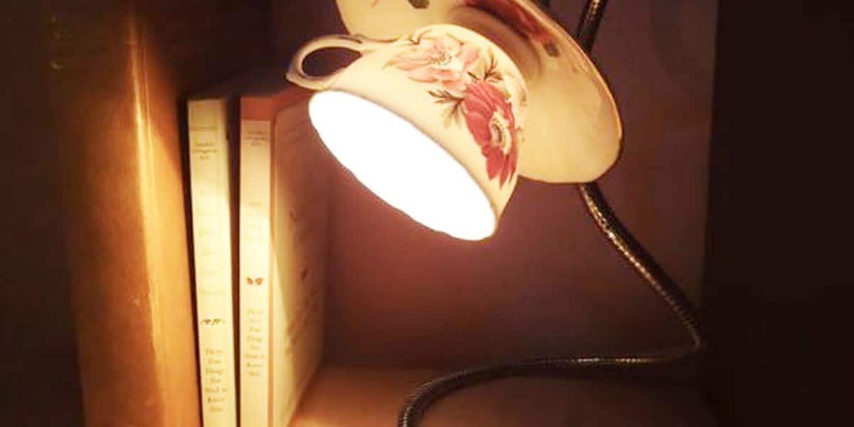 DIY Lamp From A Tea Cup And Saucer