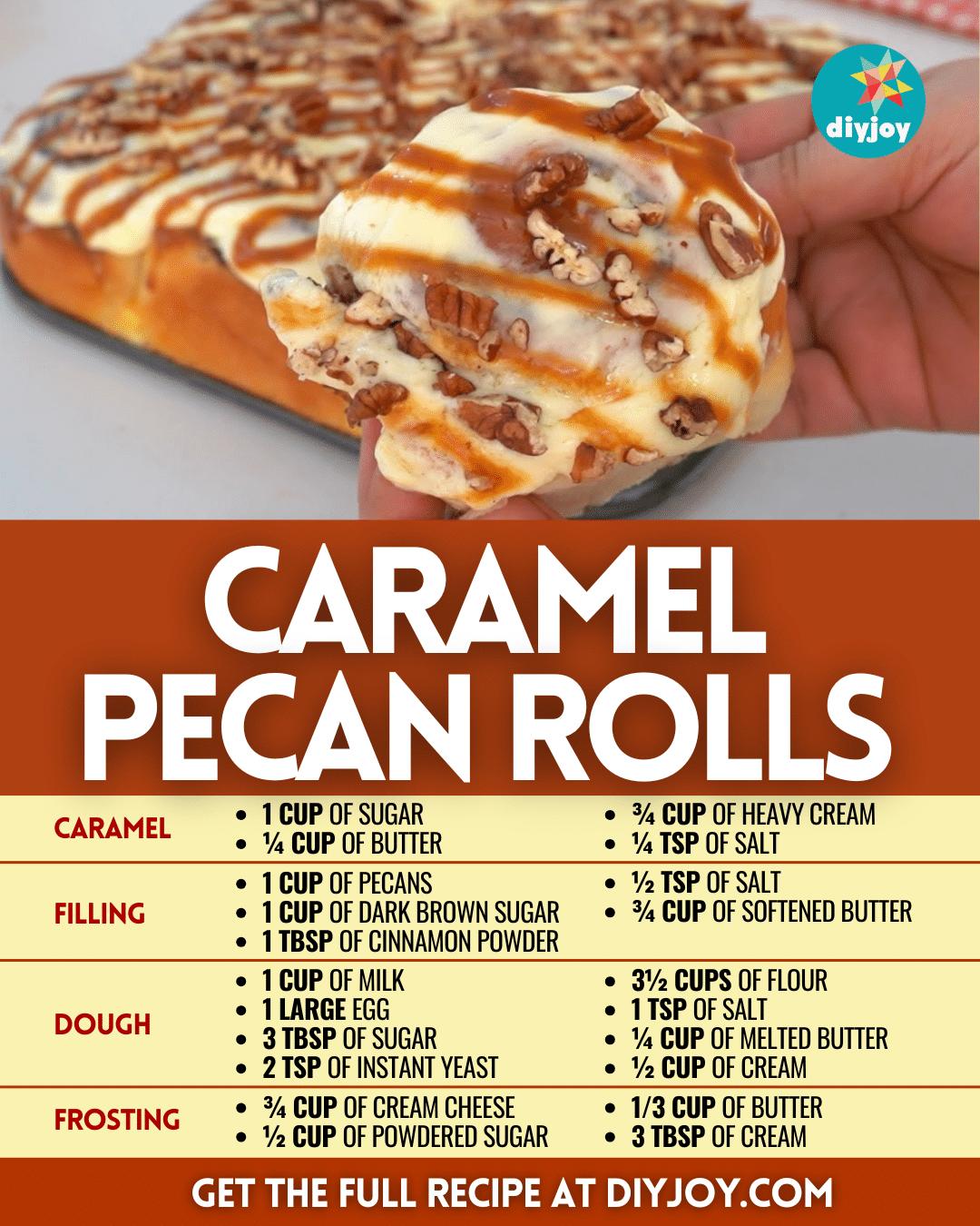 Soft and Fluffy Caramel Pecan Rolls Recipe