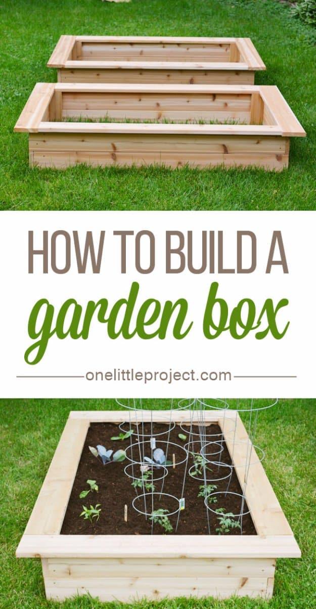 Build a Garden Box, a fun DIY garden idea worth trying this season and a creative touch for a porch or garden path