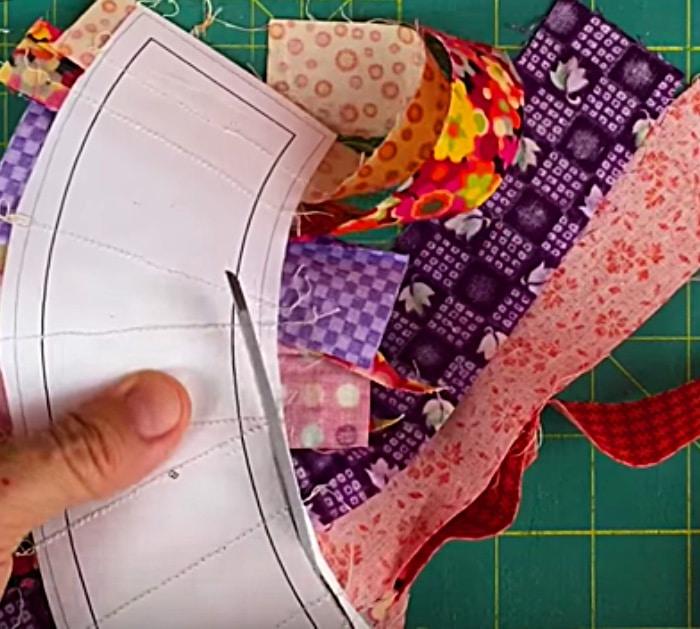 Learn to sew a classic Wedding Ring Style Quilt Block