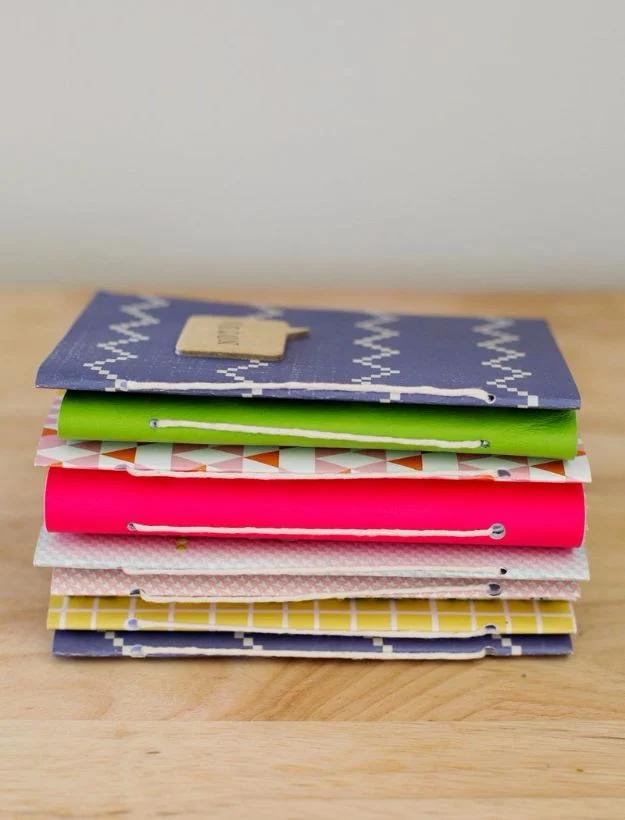 Homemade Journals, easy enough to hand off to a total beginner and a detail company always compliments