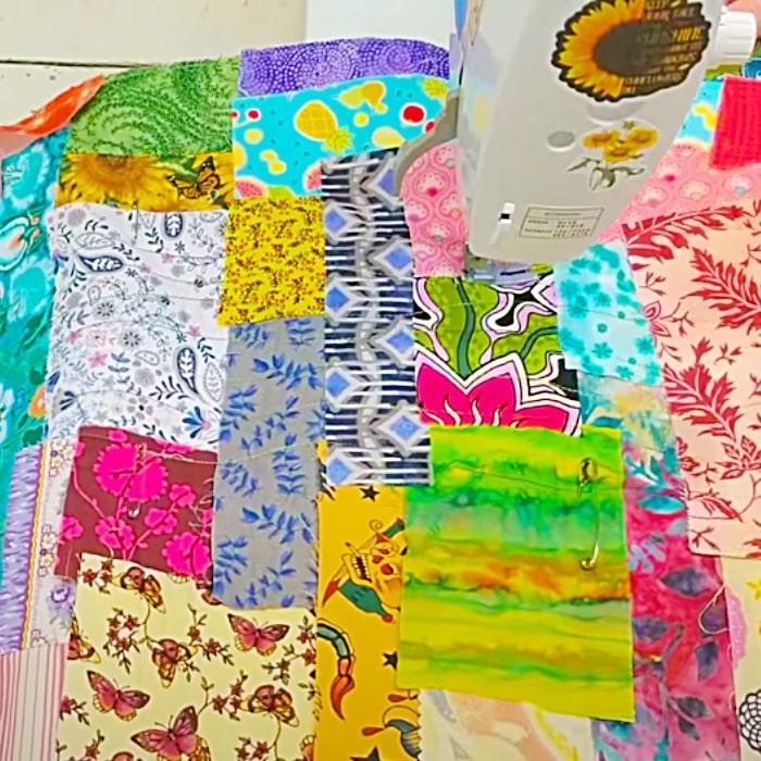 Fun Sewing Project - Cheap Sewing Project - East Sewing Mat Ideas - Scrappy Quilting Project