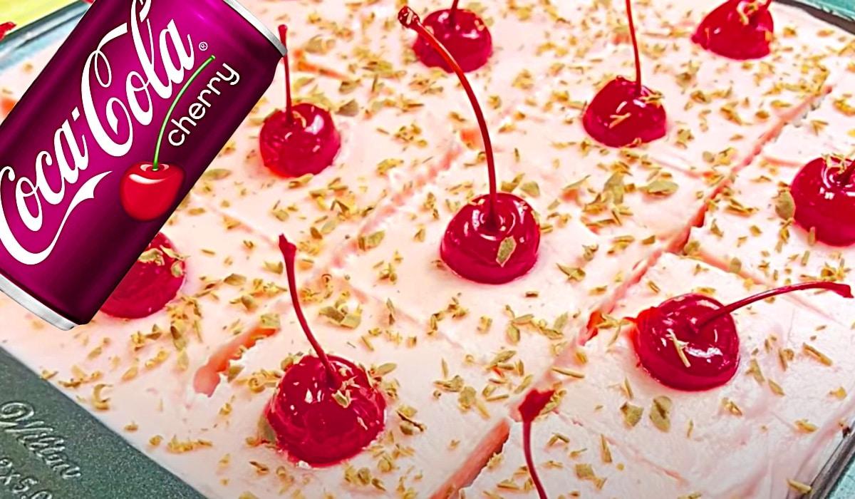Cherry Coke Poke Cake Recipe