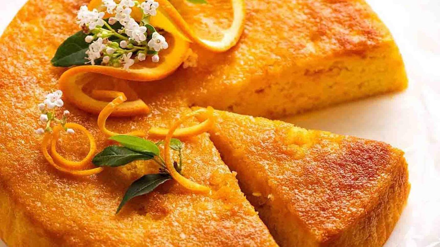 5-Ingredient Moist Orange Cake Recipe