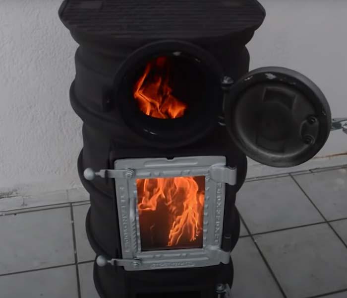 DIY Tire Rim Stove - Cool Things for Guys to Make - Creative Fire Pit Ideas - Used Car Parts DIYs