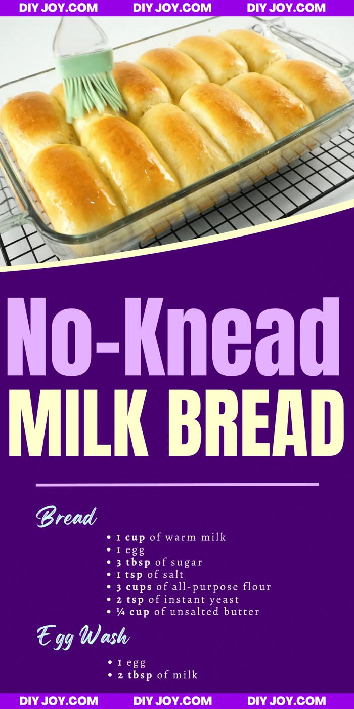 Easy No-Knead Overnight Milk Bread Recipe