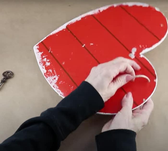 how to make a valentines day wreath