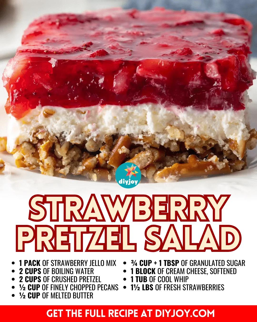 Easy Strawberry Pretzel Salad Recipe