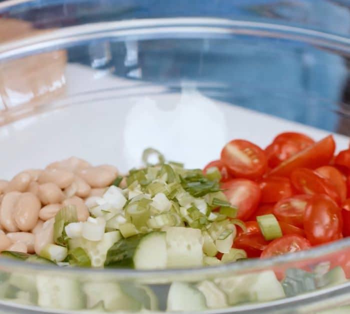 White Bean Salad Ingredients