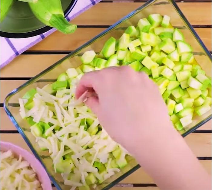Vegetable Recipes - Use 5 Ingredients To Make Zucchini Casserole - Fresh and Healthy Recipes