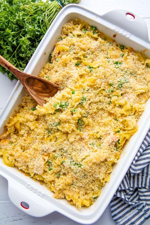 Best Tuna Casserole, quick enough for a busy day in the kitchen and simple enough for a weeknight and good enough for company
