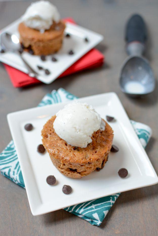 Sweet Potato Recipes - Microwave Sweet Potato Mug Cake - Easy Recipe Ideas for Sweet Potatoes in the Crockpot, Casserole Dishes, Baked, Mashed, Candied and Roastedd - Healthy Versi